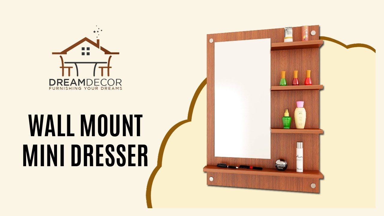 How to Make Wall Mount Dresser with Mirror | DreamDecor Smart DIY Furniture