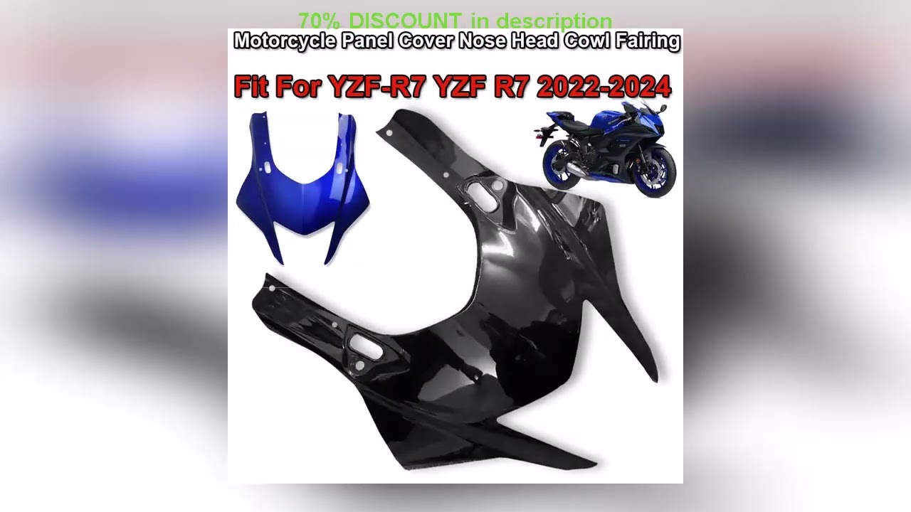 Why Everyone’s Talking About This Product! 2024 YZF-R7 Motorcycle Accessories Front Headlight Hood