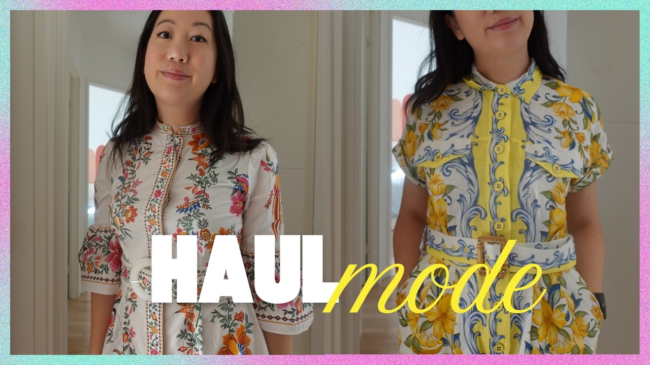HAUL MODE + TRY-ON 🎀 Archives Sézane, la petite robe noire parfaite et premières pièces Farm Rio !