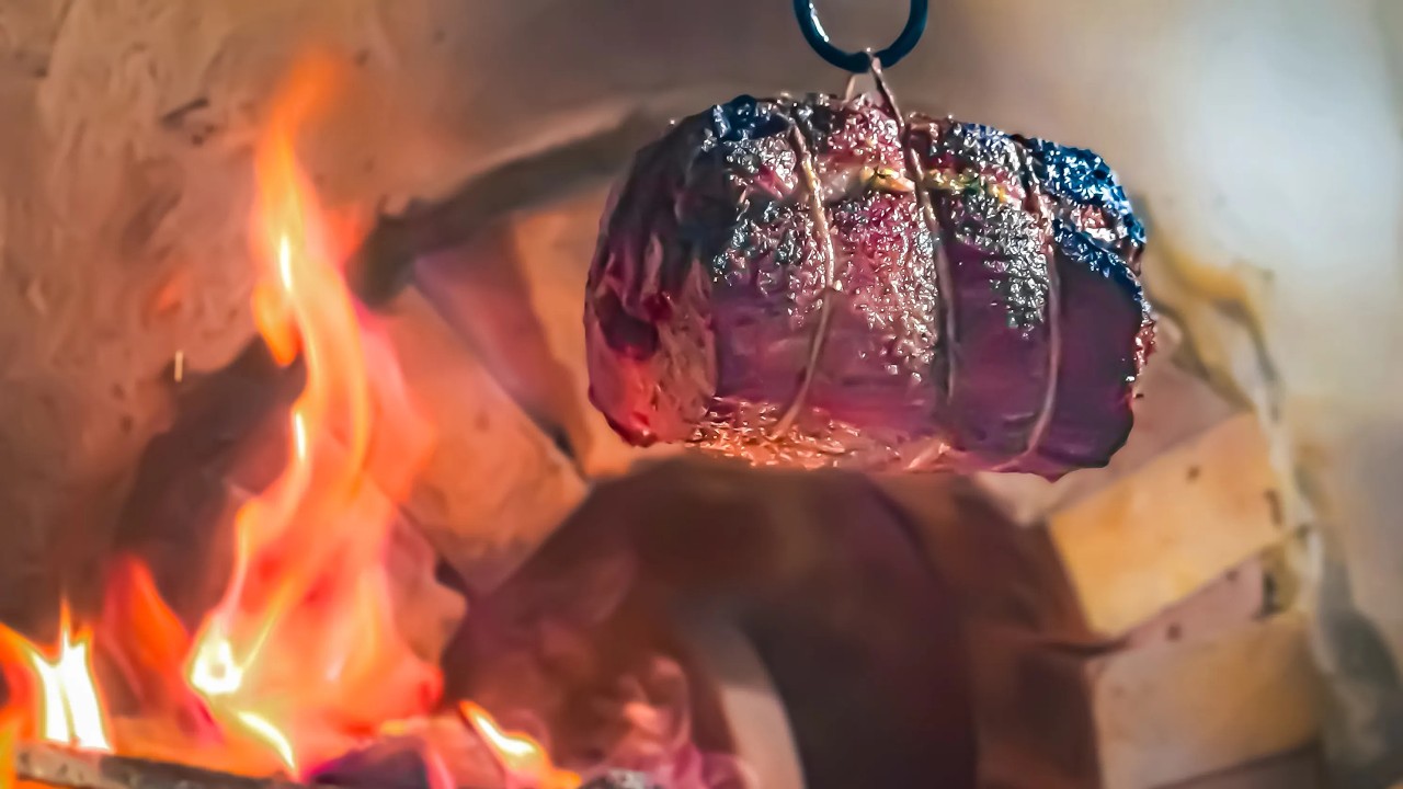 Open Fire Christmas Roast Beef