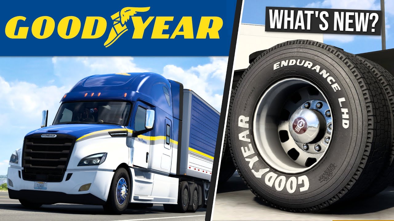 NEW DLC - Goodyear Tires Pack | American Truck Simulator | Toast