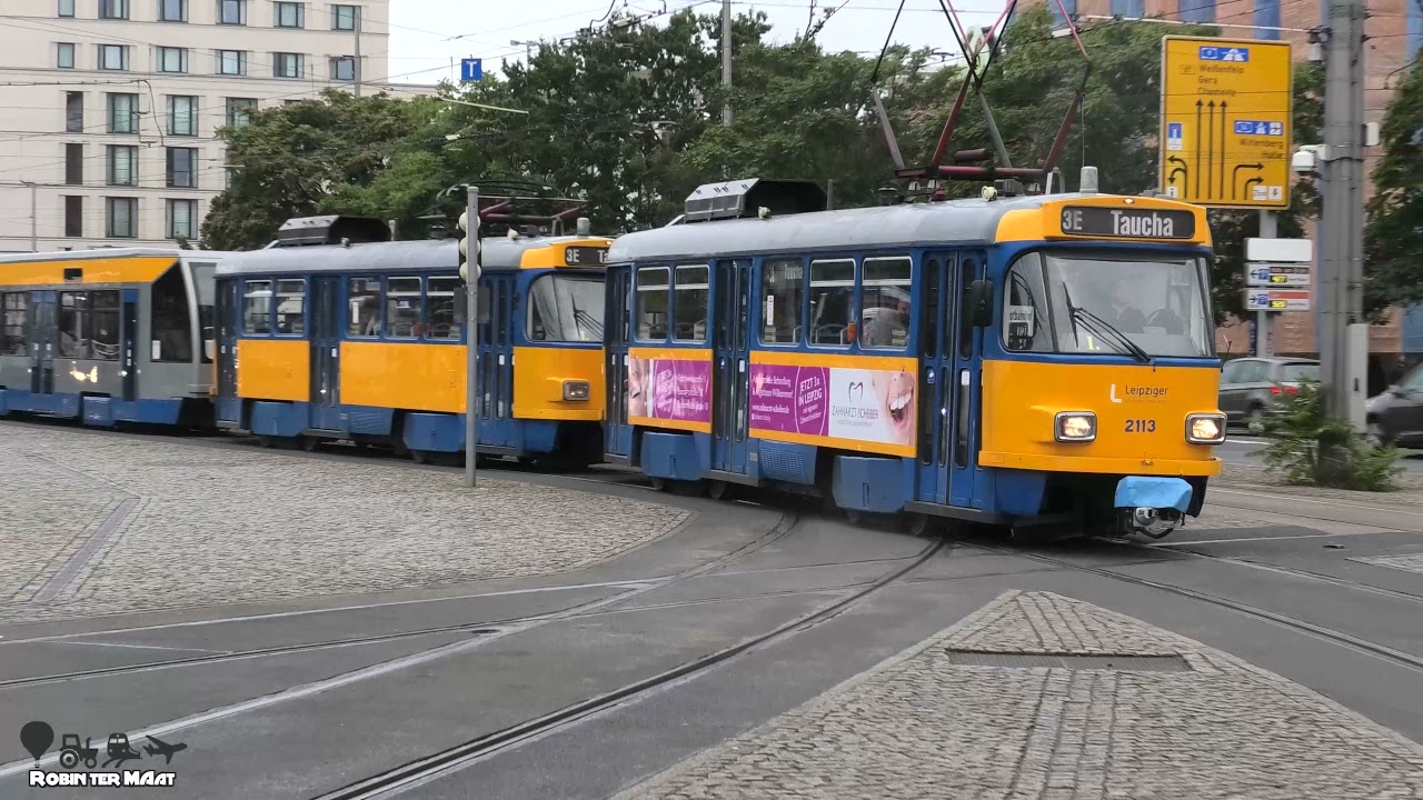 🚃🚋Trams at Leipzig LVB🚊🚉October 2021 Germany🇩🇪 Straßenbahn🚊🚋