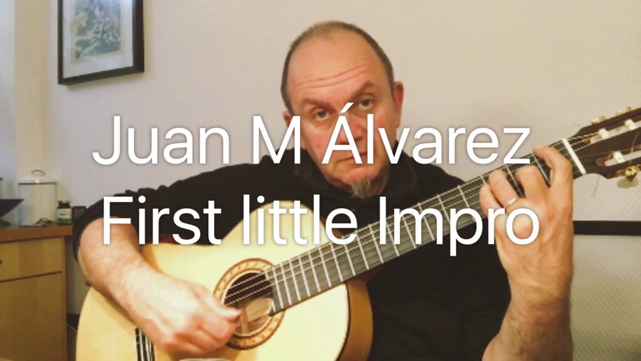 First little Improvisation on an new Juan M Álvarez Flamenca Blanca