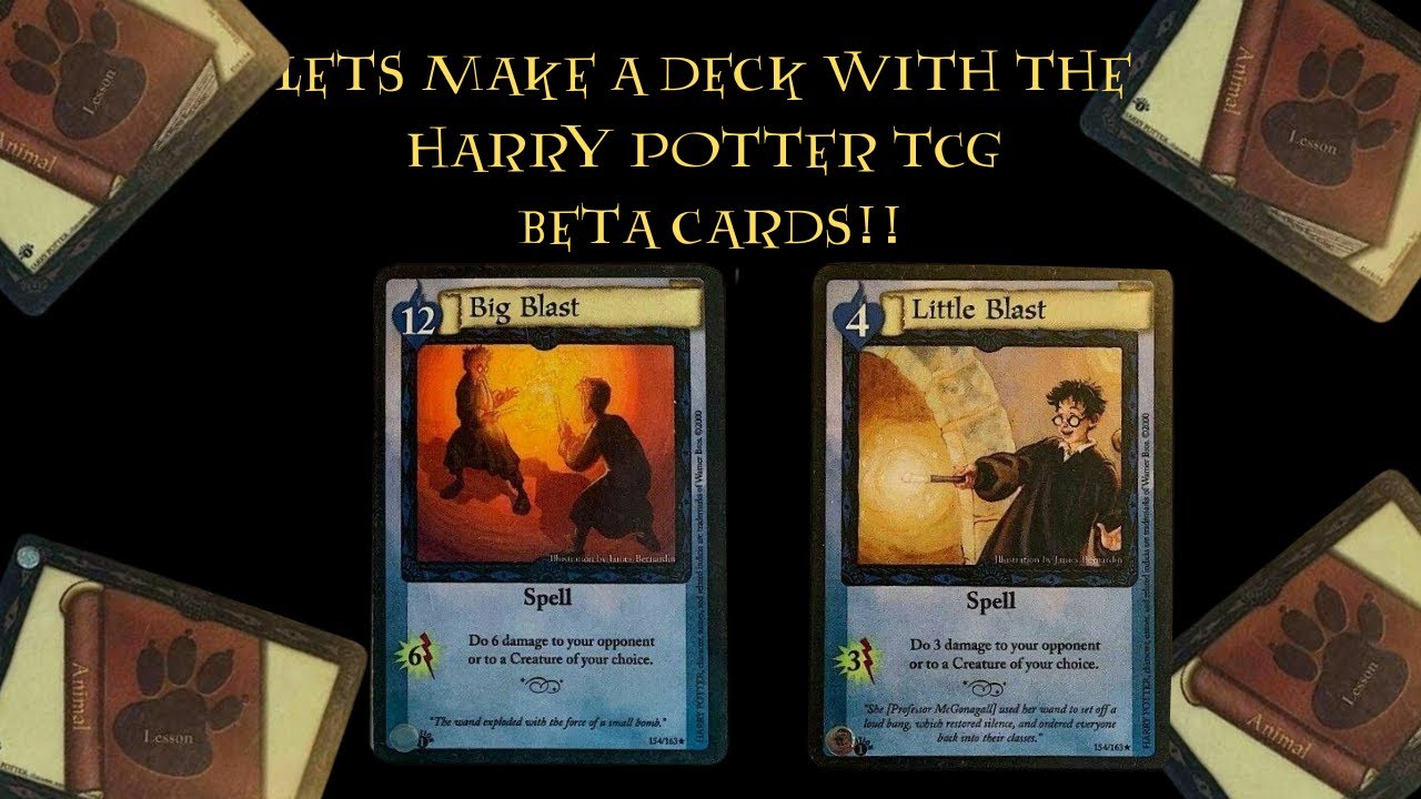 Let's Make a Deck with the Harry Potter TCG BETA Cards!!!