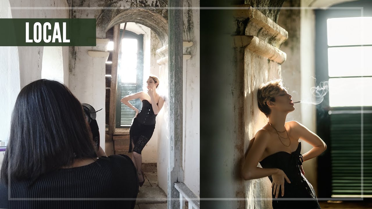 ENSAIO ESTILO VINTAGE + FOTOGRAFEI COM MORCEGOS DE VERDADE!