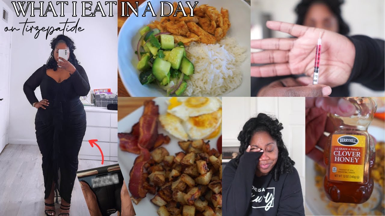 8 Week Tirzepatide UPDATE! What I Eat in a Day for Weightloss, Shot Day & More! GLP1