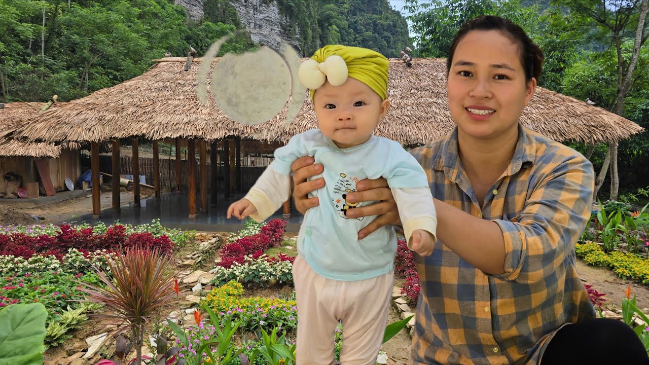 Baby's First Steps - Harvest Chili Goes To Sell At Market | Ly Thi Ca