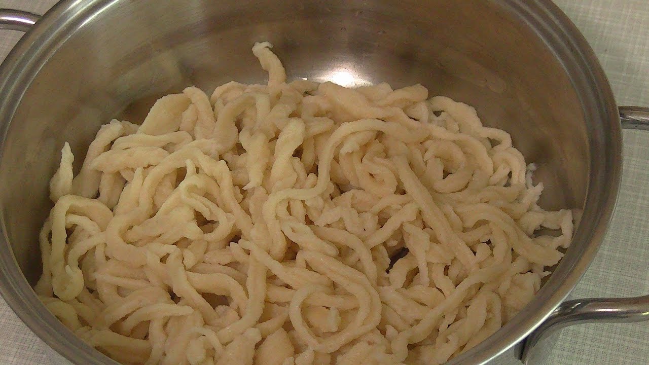 Spaetzle Basic german everyday cooking video recipe littlegasthaus