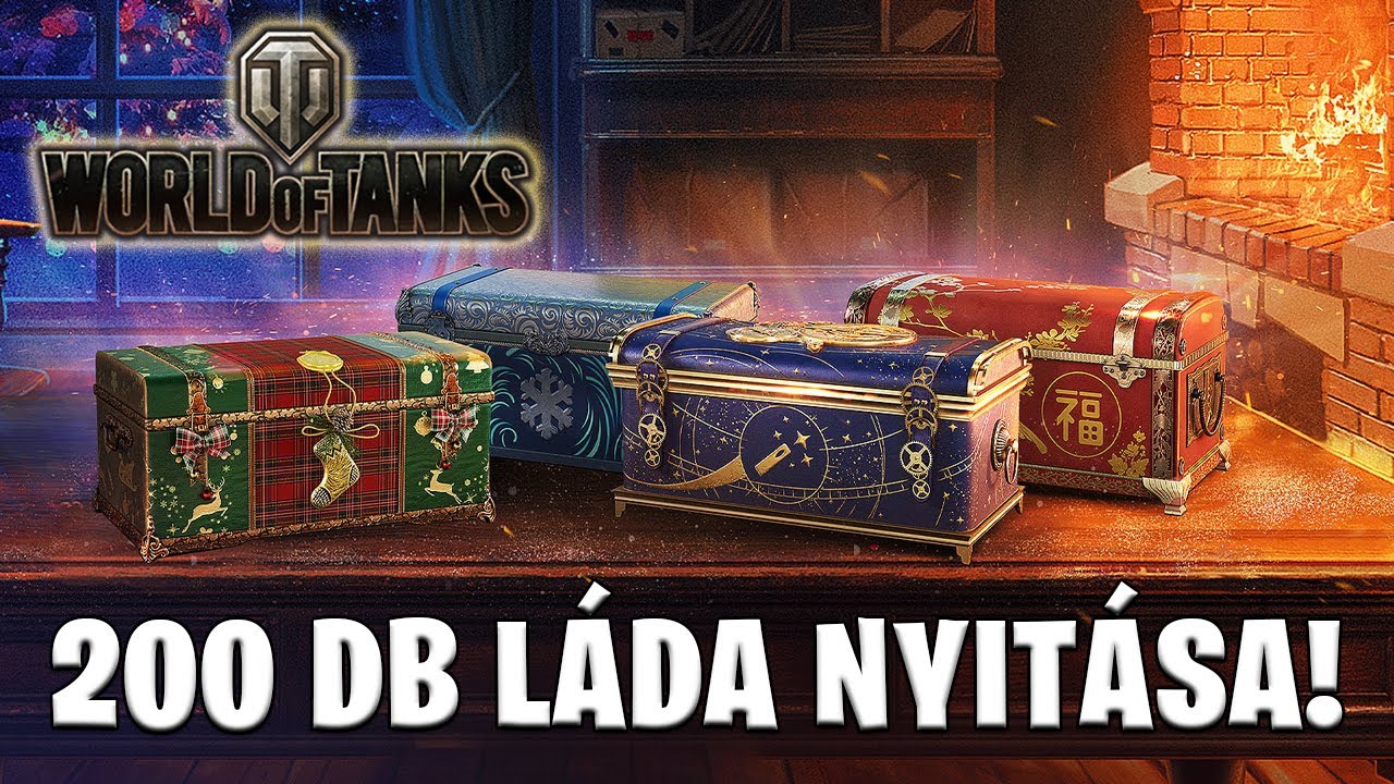 World Of Tanks LIVE - Kar&aacute;csonyi EVENT! 200 DB L&Aacute;DANYIT&Aacute;S!
