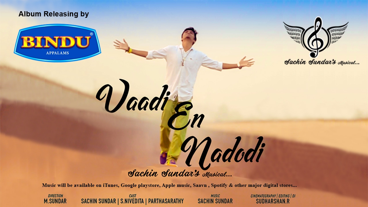 Sachin Sundar - Vaadi En Nadodi (Official Music Video) [4K] tamil album song
