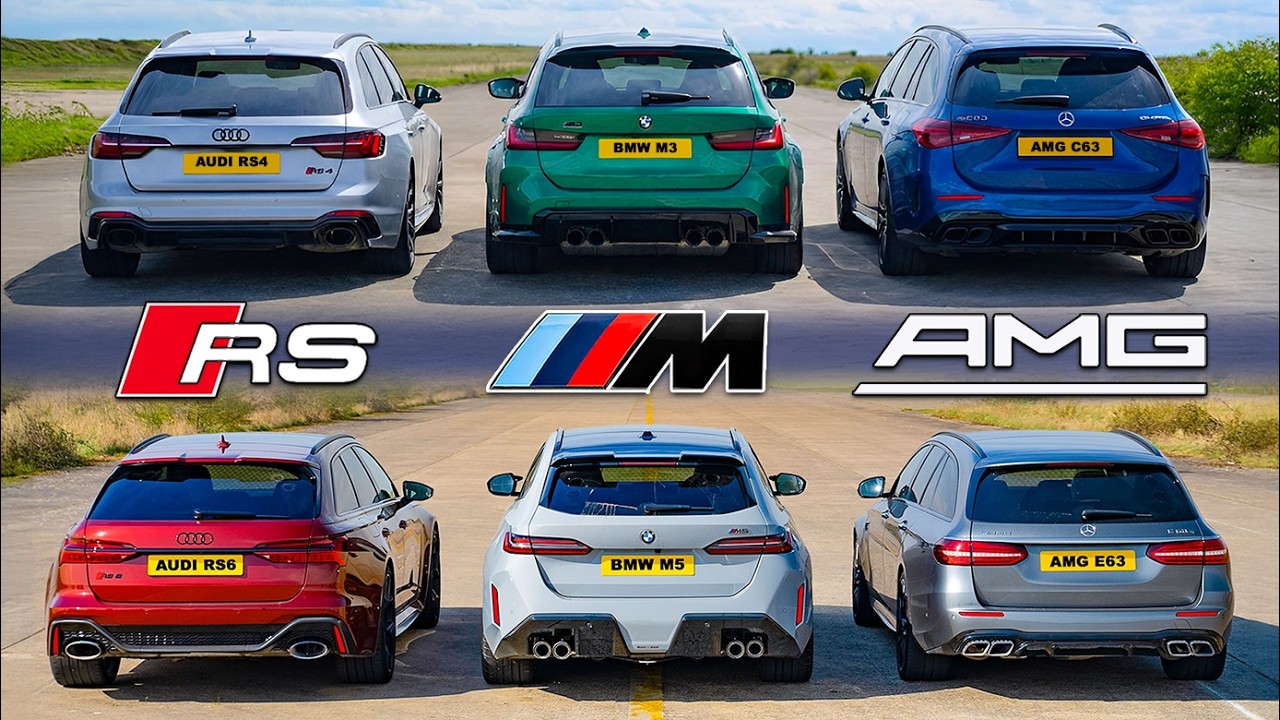 【徹底比較！】BMW M vs アウディRS vs AMG：どれがベスト？