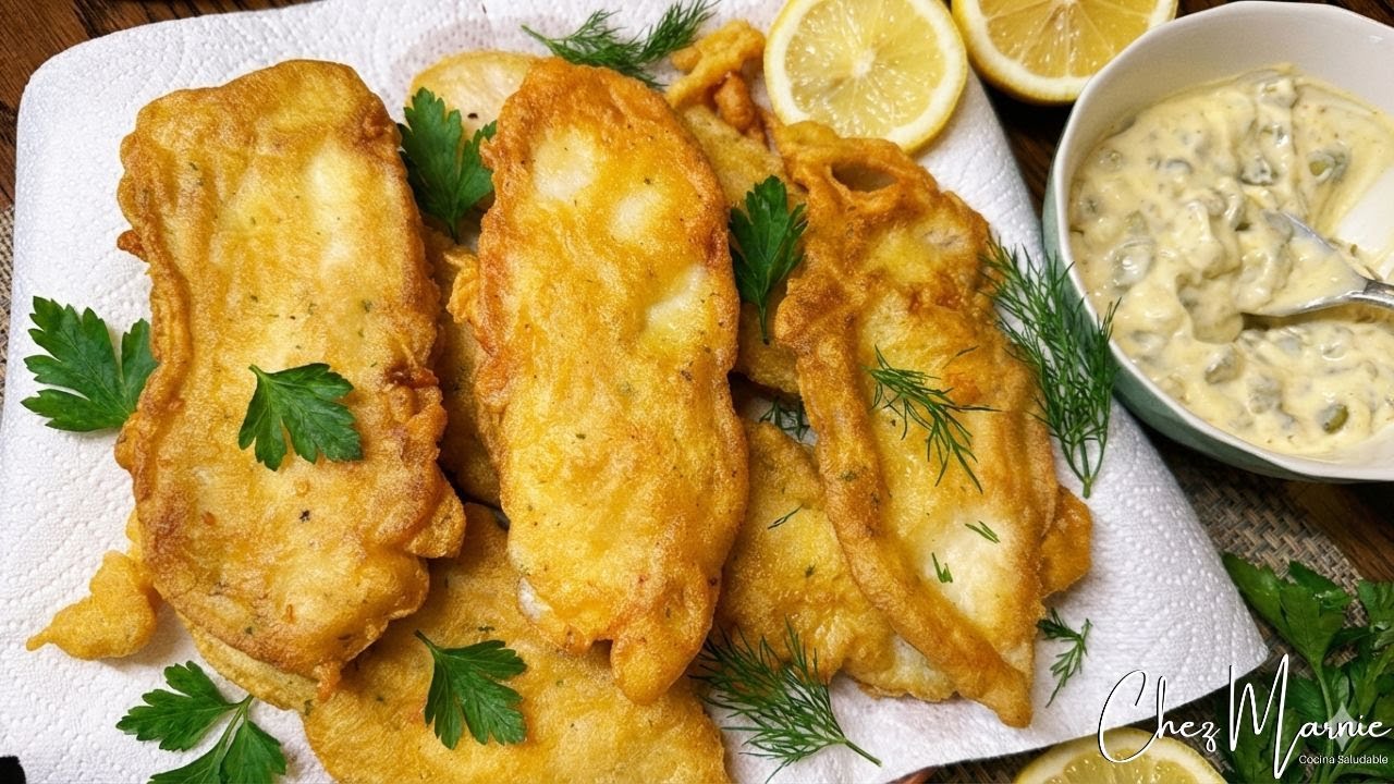 El SECRETO para el Pescado Rebozado más Crujiente del Mundo (Sin Fallas)