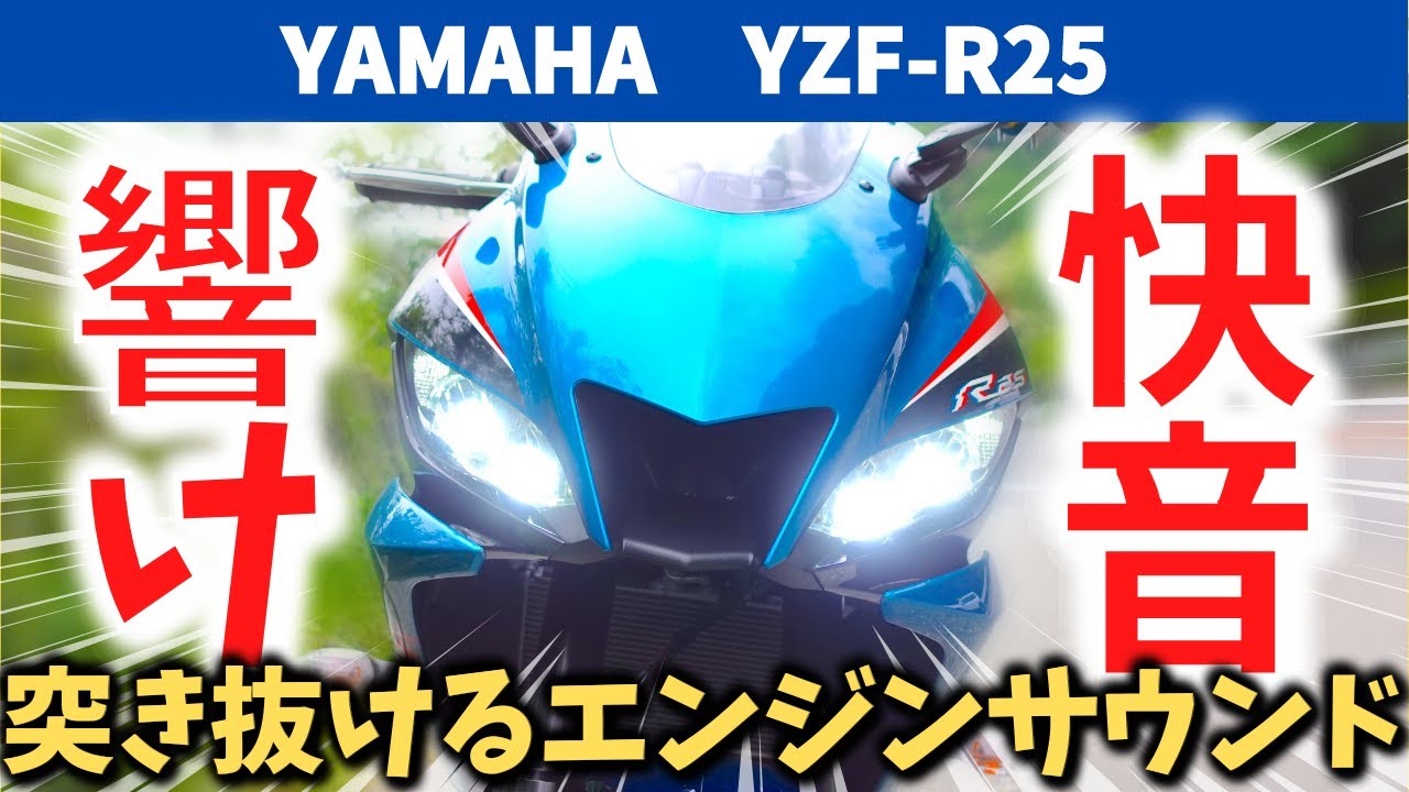 【YZF-R25】言葉を失う没入感。。まるで調律されたような乗り味と排気音!!YZFR25インプレッション