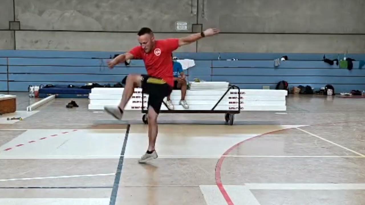 Sick 3 at Footbag European Championships 2025 in Frankfurt