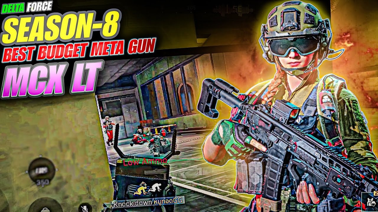 DELTA FORCE MOBILE OPERATION MODE GAMEPLAY AND NEW WEAPON MCX LT | NEW CHARECTOR | SAEED SQUAD 