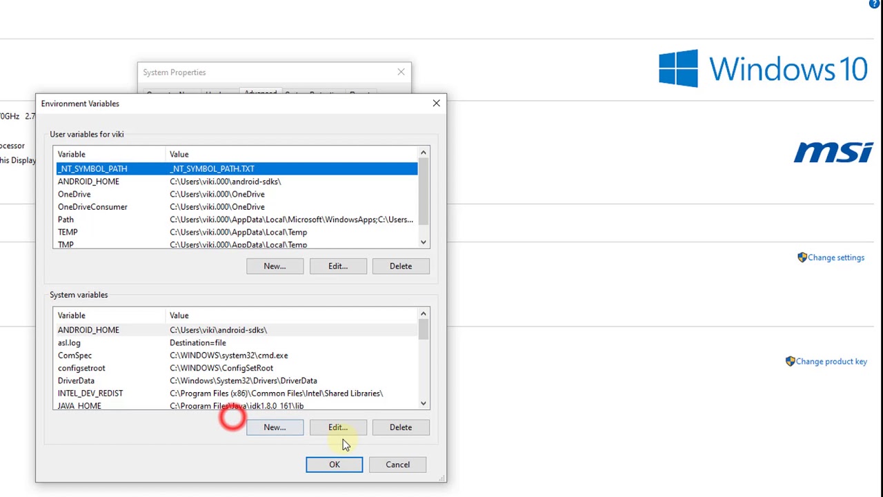 { Fixed } : Environment Variable is disabled? Can't edit environment variables in windows