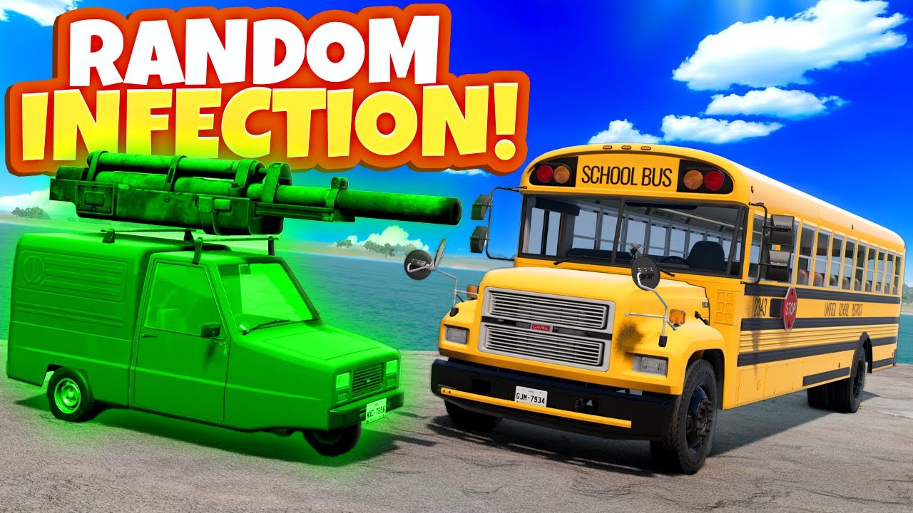 Random Car Hide & Seek INFECTION is PURE CHAOS! (BeamNG Drive Mods)