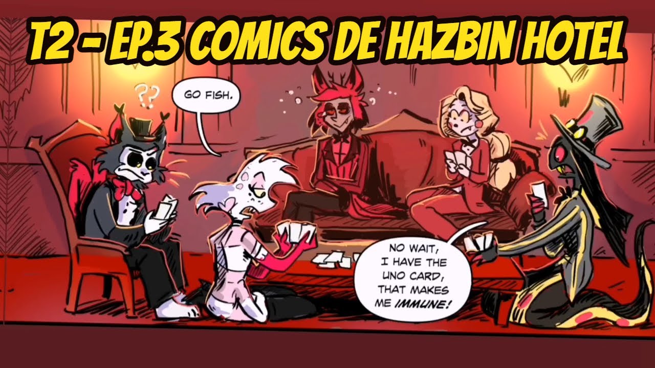 CÓMICS DE HAZBIN HOTEL - T2: RECOPILACIÓN #3 #hazbinhotel #humor #fandub