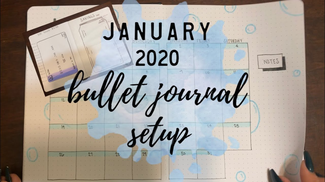 Оформление ежедневника (bullet journal) на январь 2020 года | BudgetWithBri