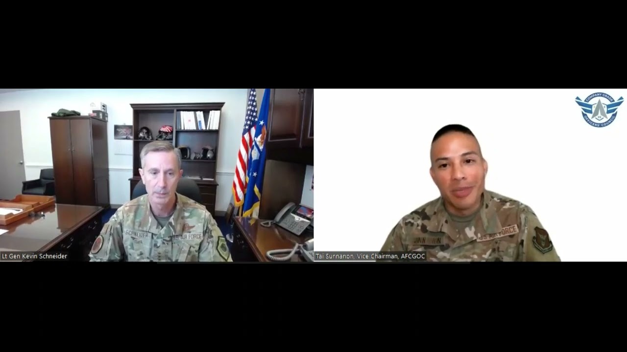 DAFCGOC Fireside Chat with Lieutenant General Kevin B. Schneider-Part II Career Development