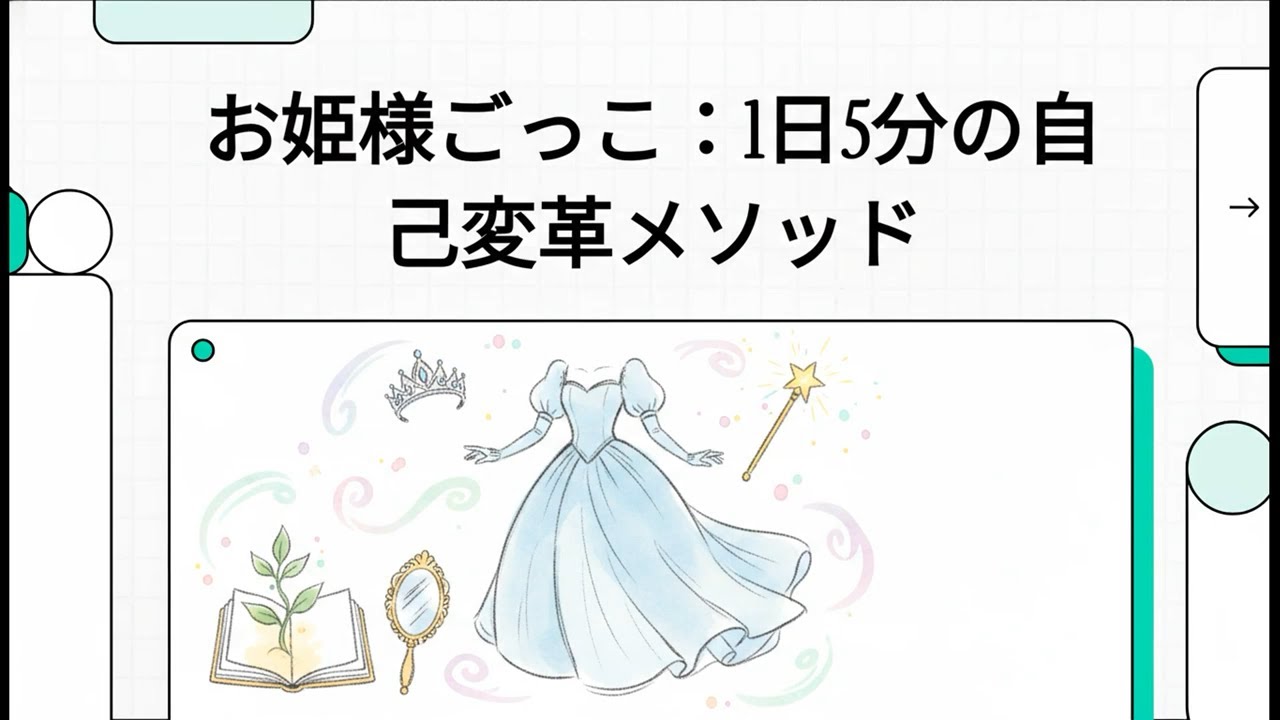 お姫様ごっこ：1日5分の自己変革メソッド