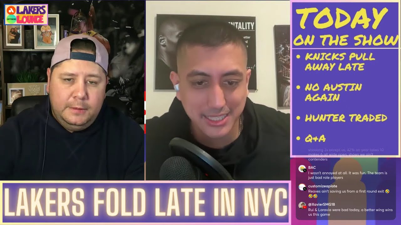 LAKERS - KNICKS RECAP: Offense Stalls In Annoying Loss; Austin Reaves Still Out; Trade Rumors Update