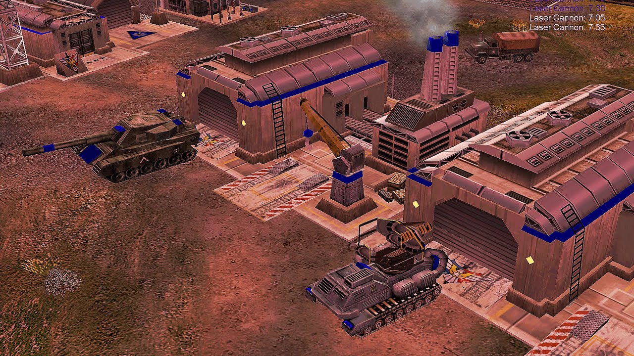 USA Laser vs 3 USA Super - Command & Conquer Generals Apocalyptic