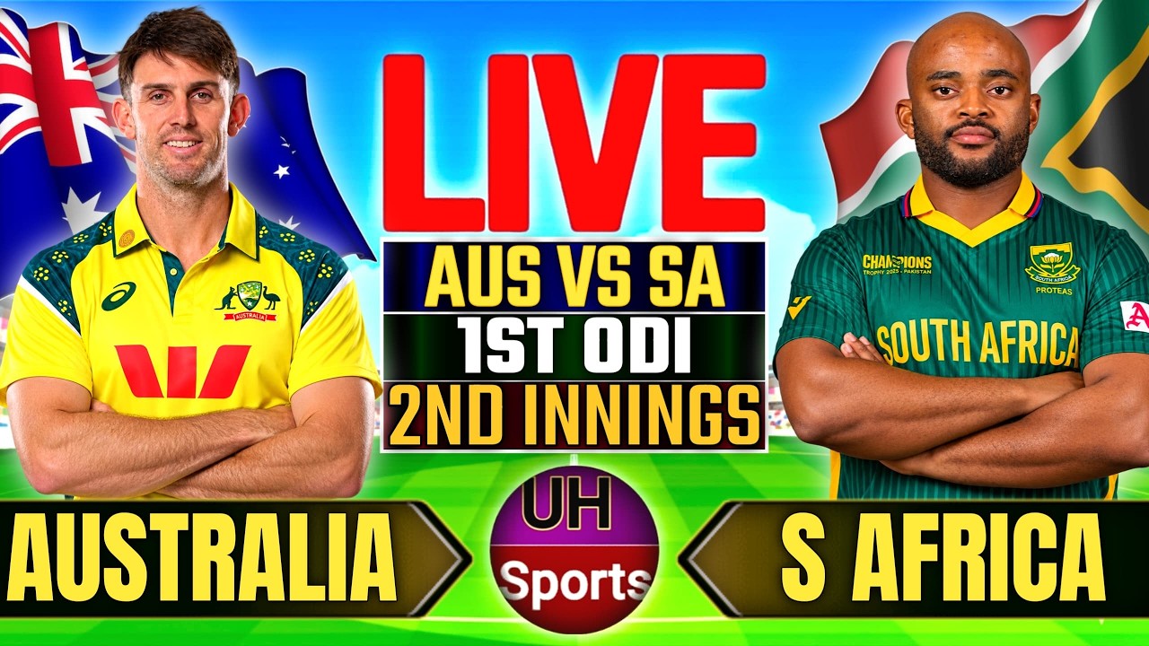 🔴 AUS Vs SA Live Match Score, 1st ODI | Live Cricket Match | Australia Vs South Africa Live Match
