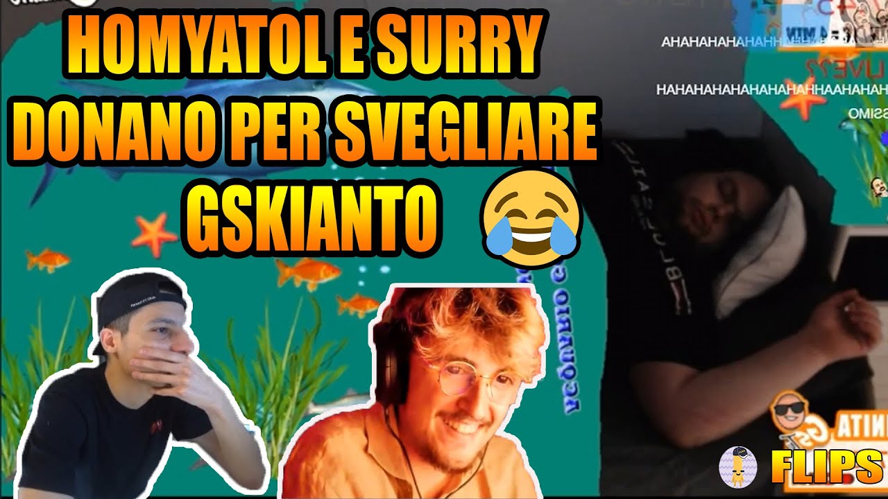 HOMYATOL E SURRY DONANO IN LIVE PER SVEGLIARE GSKIANTO | HOMYATOL LIVE