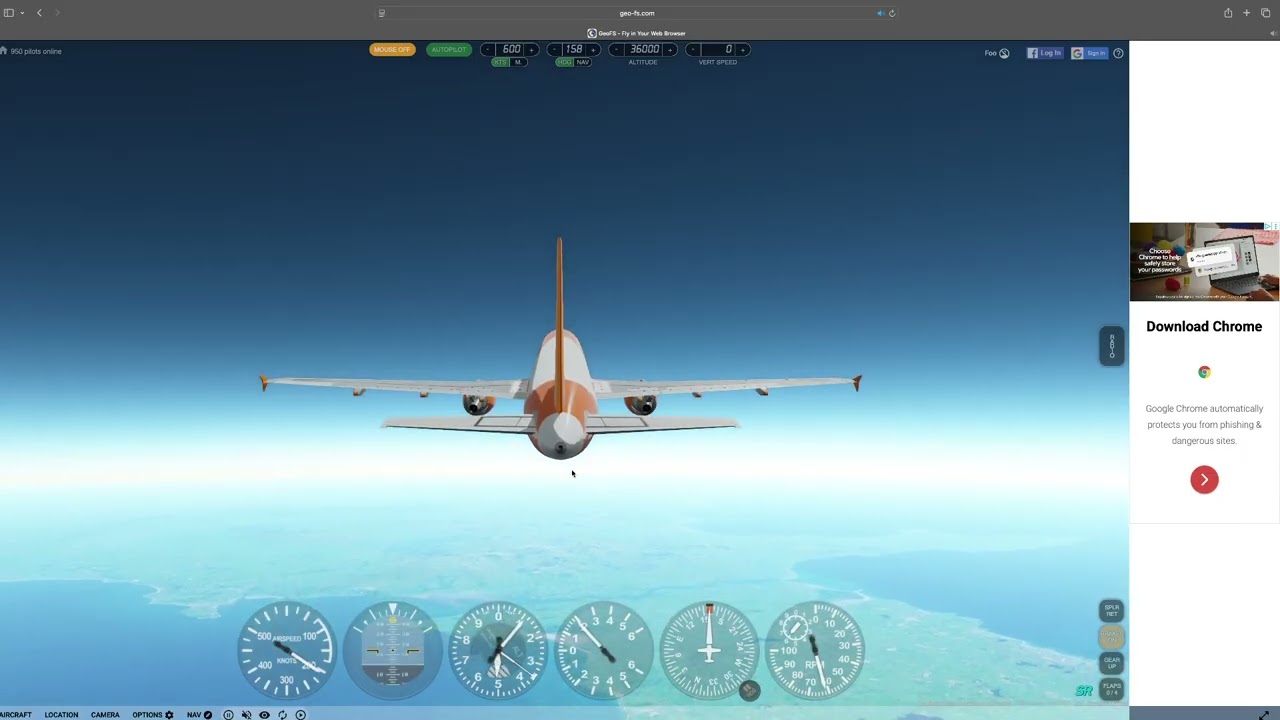 Flying from Glasgow to Tokyo in Geo-FS | Part 2: Douglas, Isle of Man to Bristol