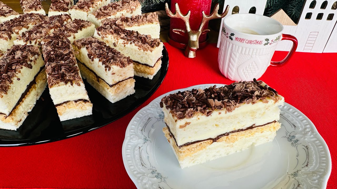 Prăjitura Deliciu cu vanilie - un desert festiv, extraordinar de bun și fin