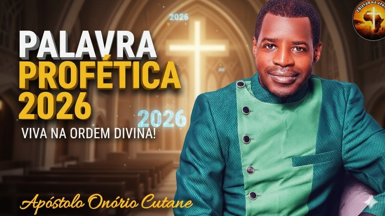 🔥PALAVRA PROFÉTICA PARA 2026 - VIVA Na ORDEM DIVINA! - Apost. Onório Cutane 🇧🇷🇵🇹🇦🇴🇲🇿