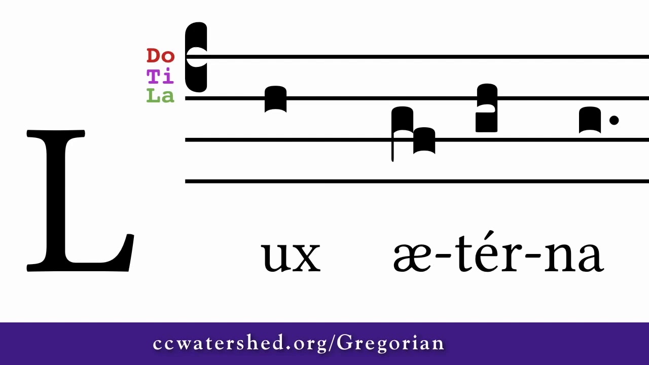 Как читать григорианские песнопения