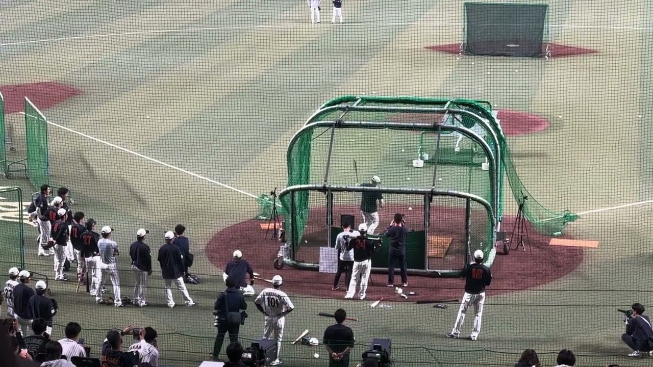 【4K】20260227_バンテリンドーム 打撃練習 大谷 鈴木 吉田