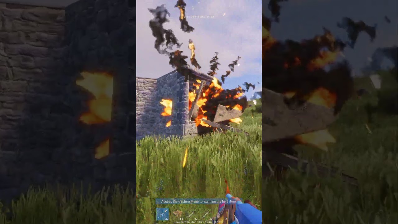 They Built Too Close - Rust Console #shorts #rust #rustconsole #rustconsoleedition