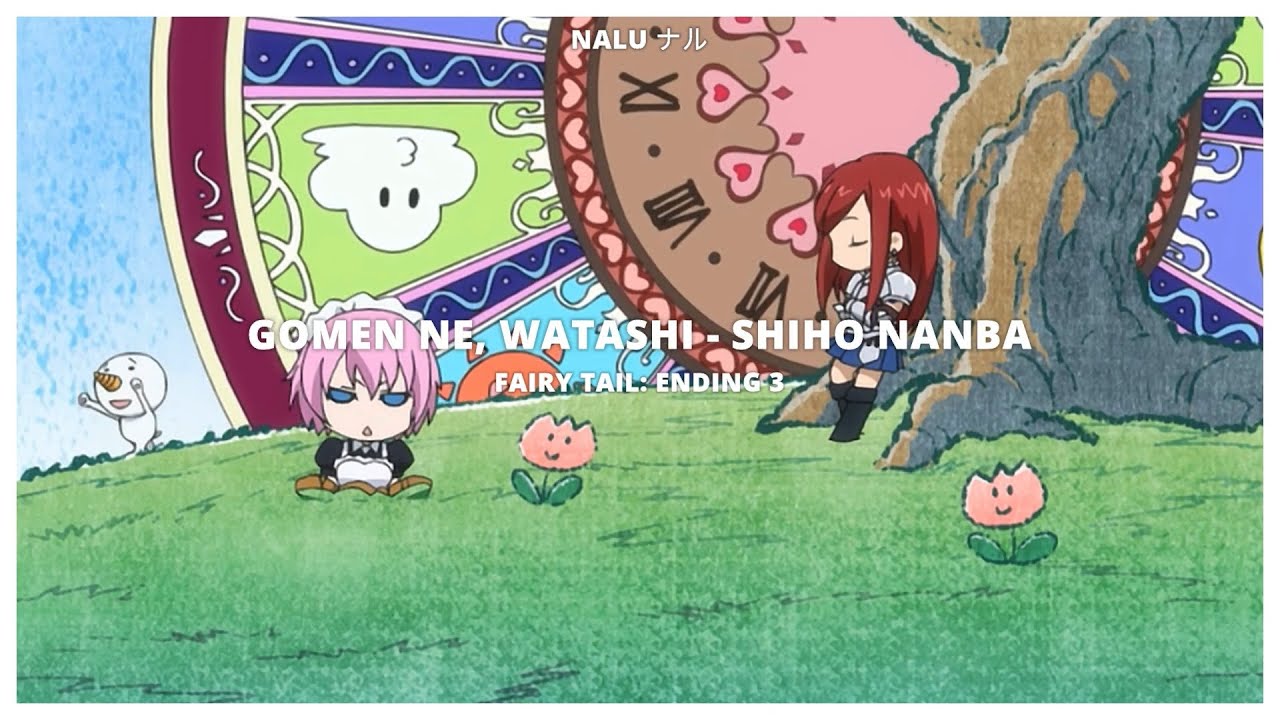 FAIRY TAIL Ending 3 Full | Gomen ne, Watashi - Sub Español『AMV』