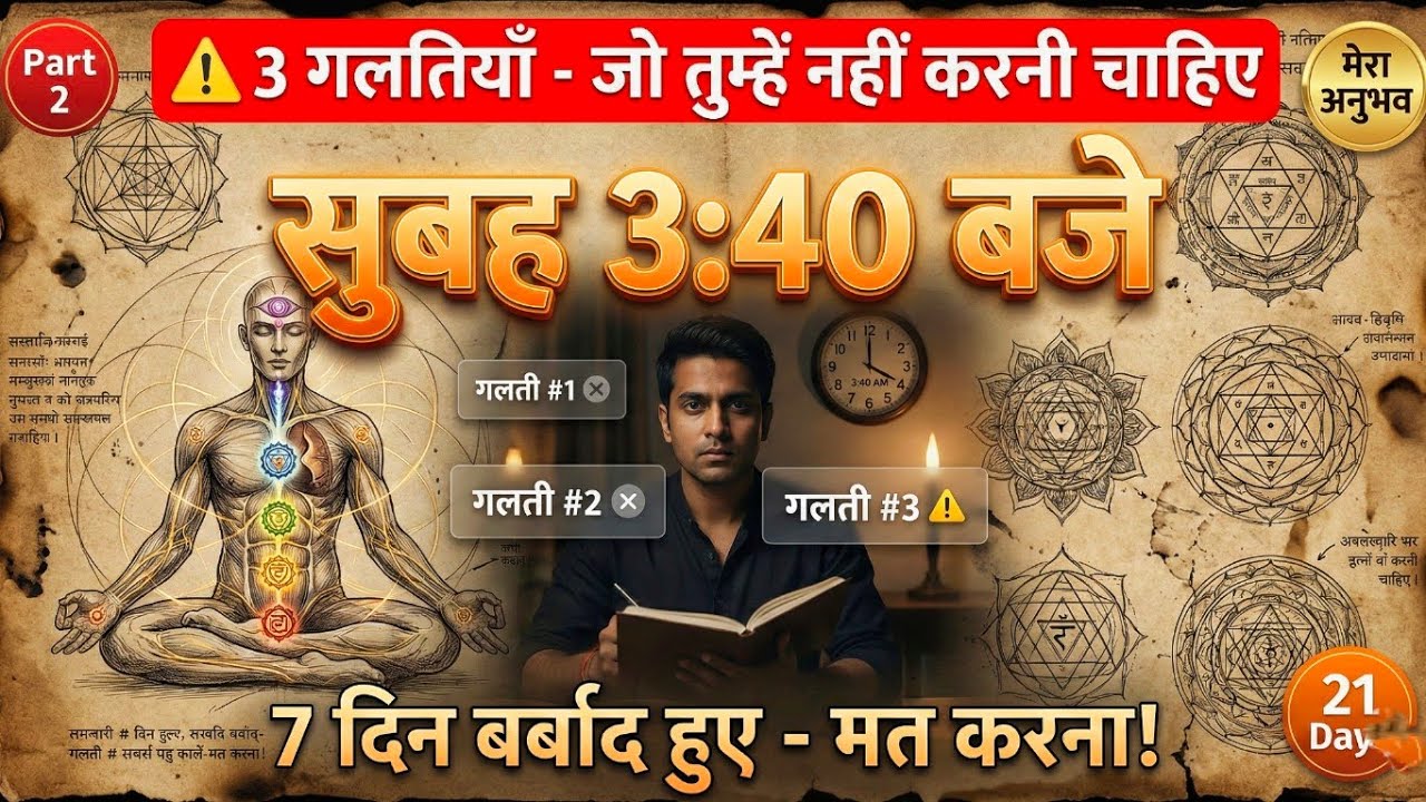21 दिन 3:40 AM उठा - जो हुआ वो सोचा नहीं था 😱 | Part 2 | Real Experience