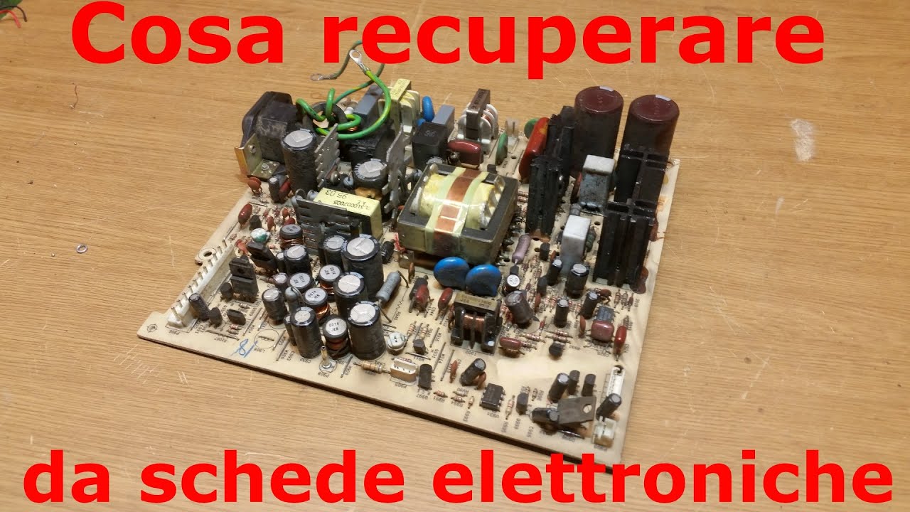 Cosa vale la pena recuperare da schede elettroniche?