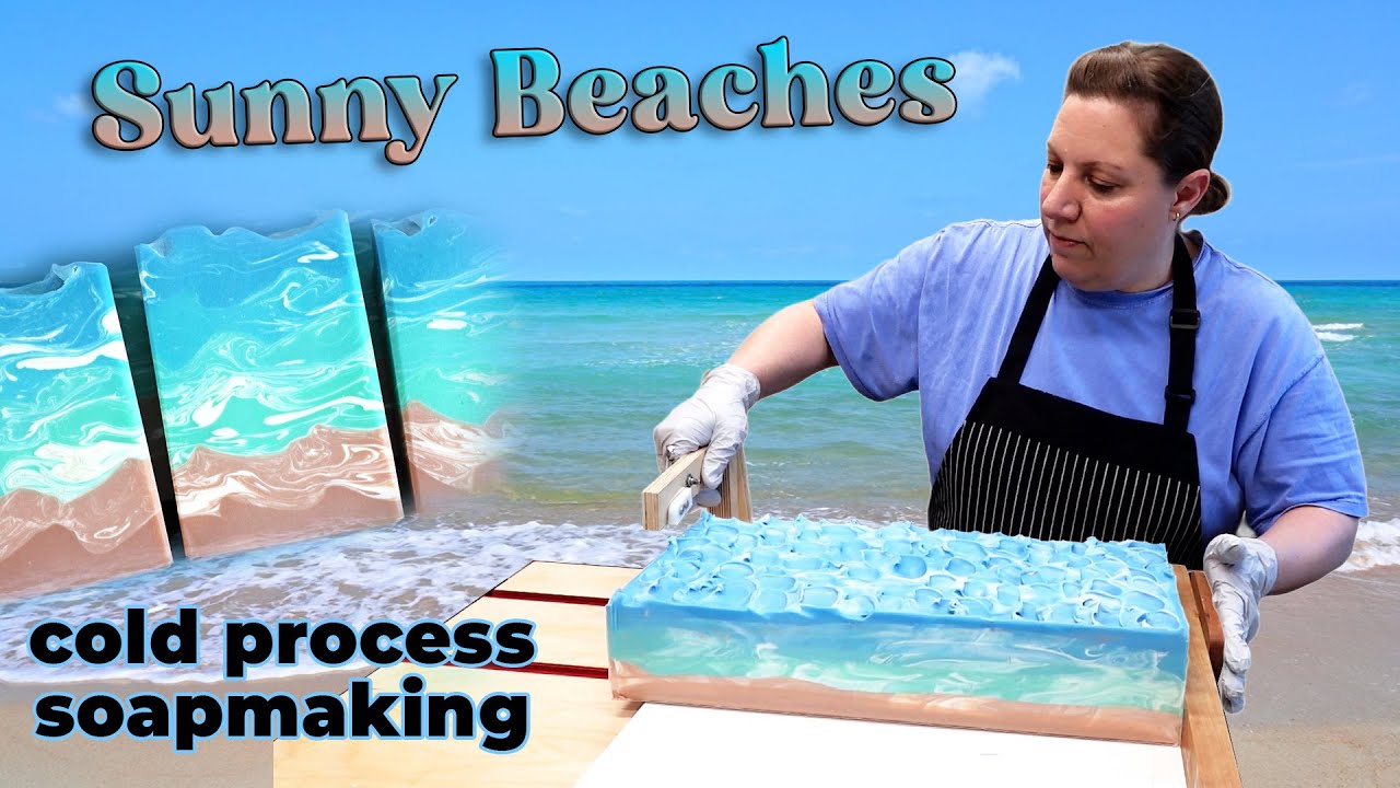 🌊 Making Beach Soap! 🏖️ | MO River Soap