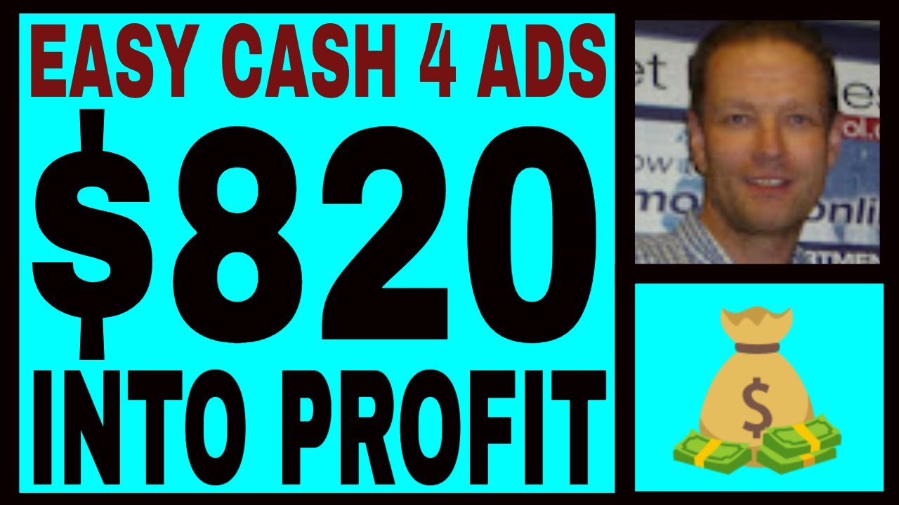 Easy Cash 4 Ads Review - $820 Into Profit - No Monthly Membership Costs. #affiliatemarketing