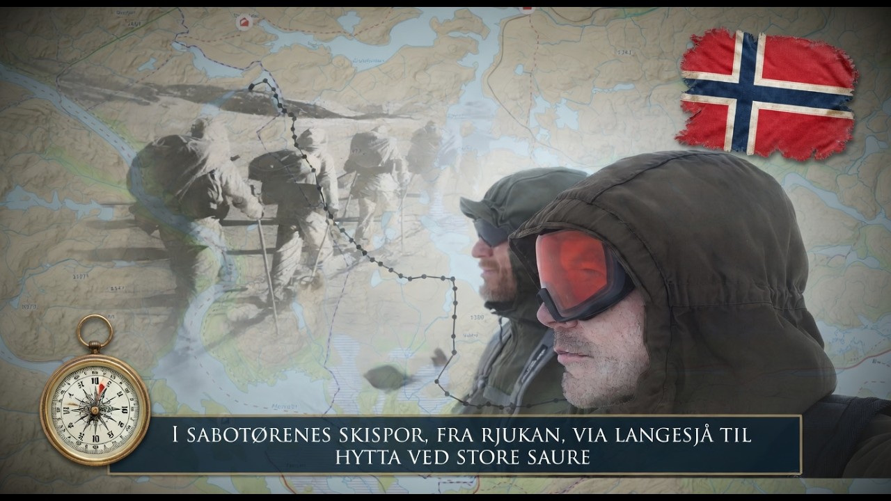 Hardangervidda i sludd, regn og mye vind. I Sabot&oslash;renes skispor