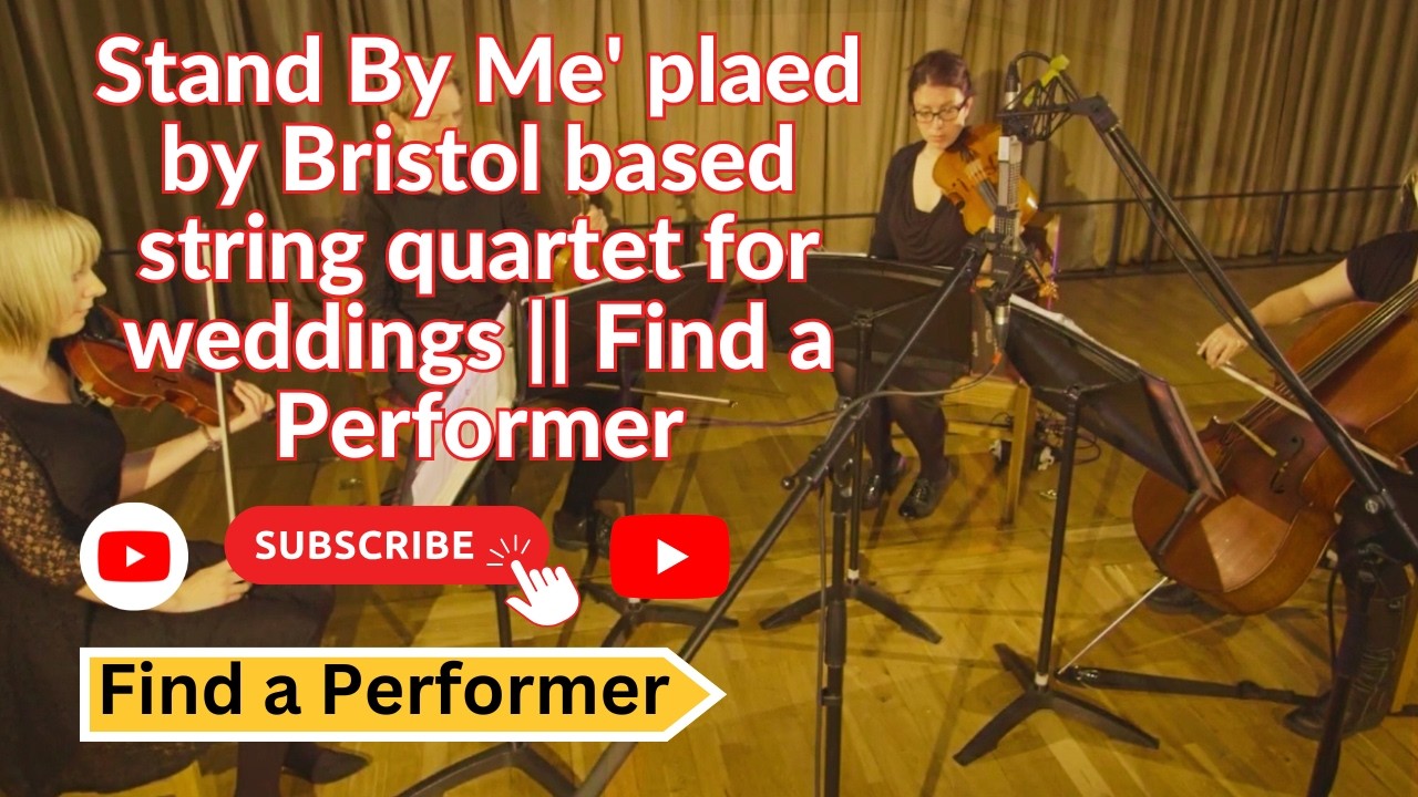 Stand By Me' plaed by Bristol based string quartet for weddings || Find a Performer