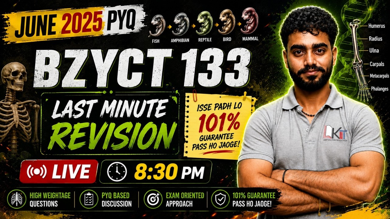 BZYCT-133 June 2025 PYQ 🔥 | Last-Minute Revision | Most Important Questions | IGNOU