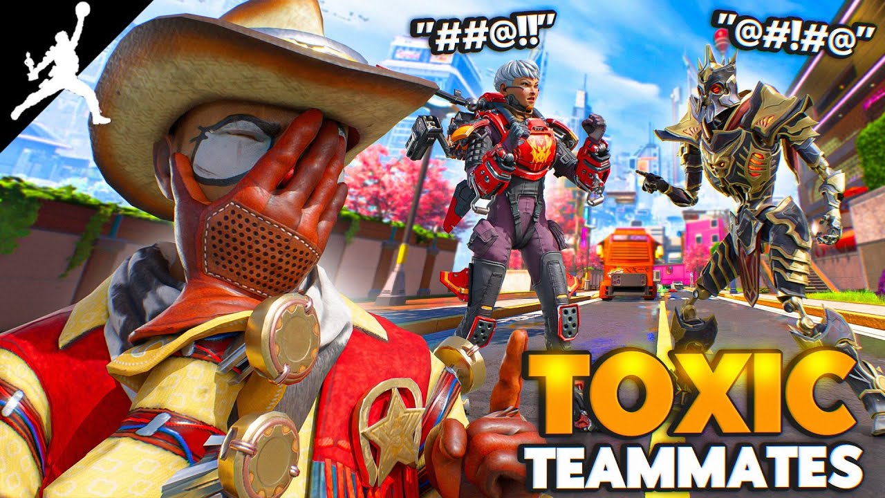 ВЫТЯГИВАЮ СВОИХ *ТОКСИЧНЫХ* ТИМЕЙТОВ В РЕЙТИНГЕ! (Apex Legends, 29-й сезон)