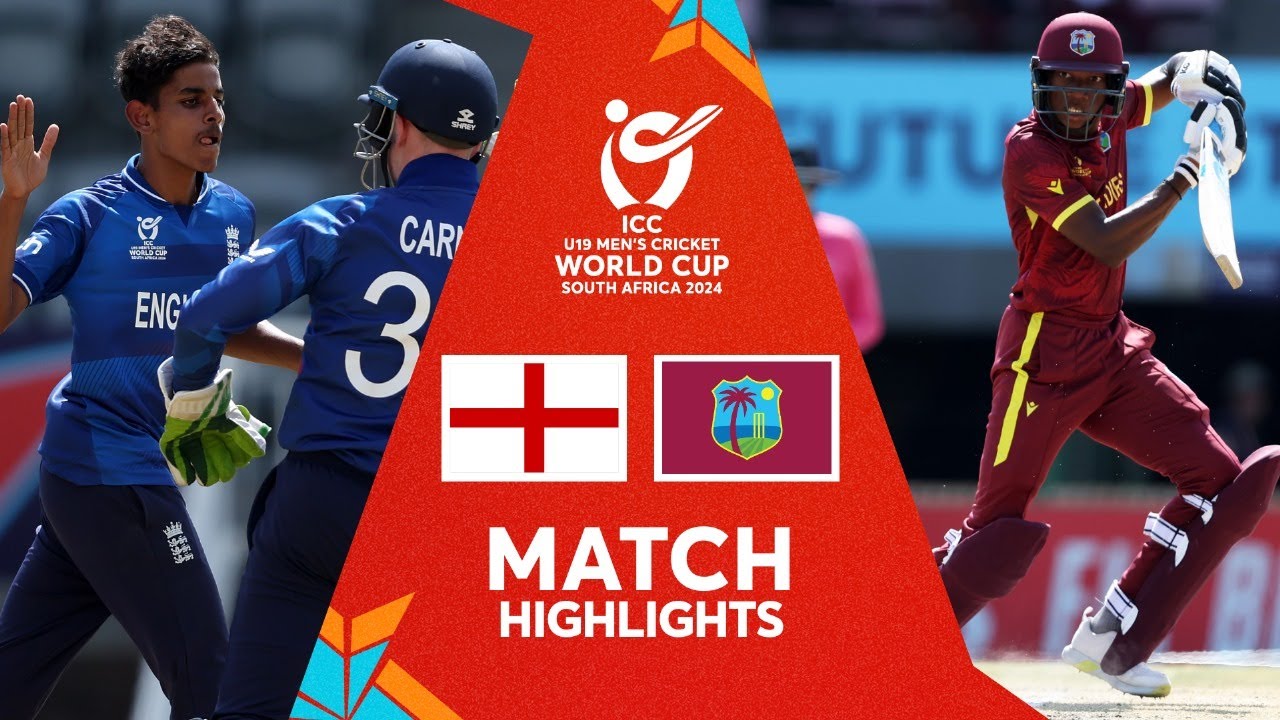 Match Highlights | England v West Indies | U19 CWC 2024