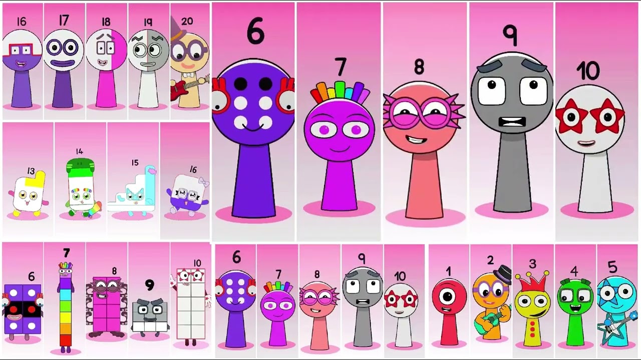 Incredibox Numberblocks  2, 3 | Compilation Incredibox #sprunki#numberblocks #incredibox