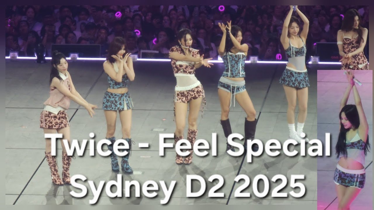 Twice (트와이스) Sydney D2 2025 4K - Feel Special