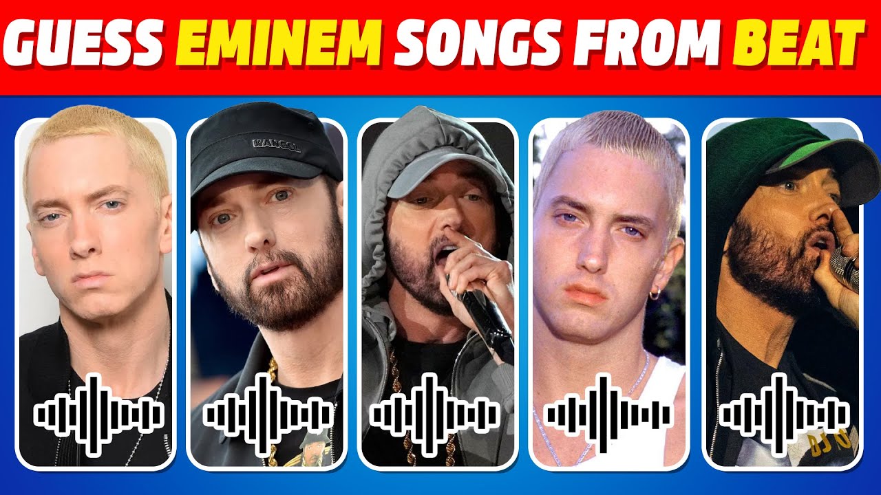 Guess Eminem songs from the beat | Guess the song quiz | Eminem Songs Quiz 2025 | Are you real stan?