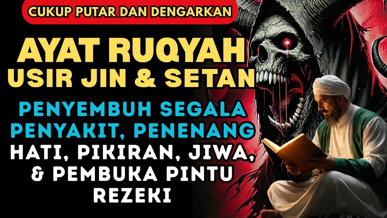 RUQYAH RUMAH & TUBUH PENGUSIR JIN DAN SIHIR, PENENANG HATI & PIKIRAN | AL QUR’AN TEDUH