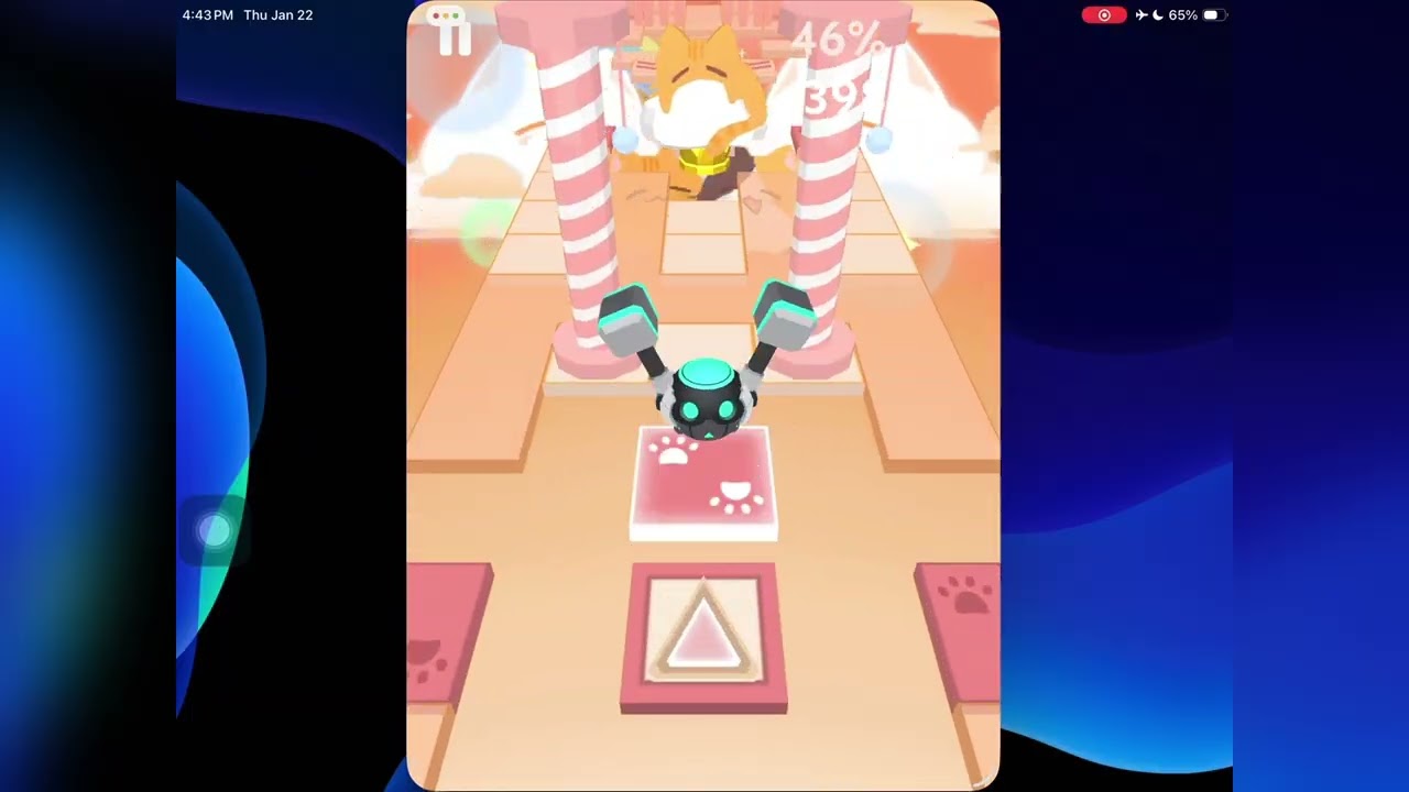 Rolling Sky Co-Creation Level 45 - Meow Meow (Weekly Match, 655 Points)